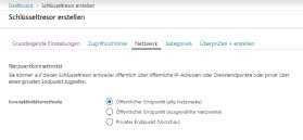 Abbildung 3: Wie auf den Tresor zugegriffen werden kann, lässt sich ebenfalls vom Admin festlegen.