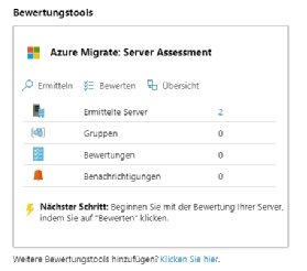Abbildung 2: Azure Migrate hat Server im lokalen Netzwerk gefunden, die sich komplett als VM in die Cloud migrieren lassen.