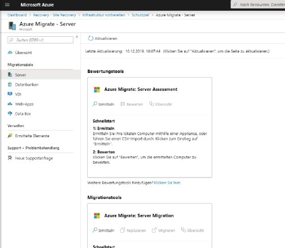 Mit Microsoft-Tools Server in die Cloud migrieren