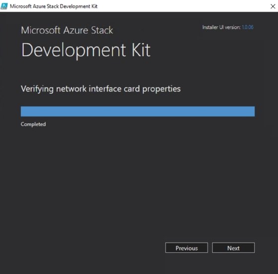 Abbildung 2: Die Installation von Azure Stack.