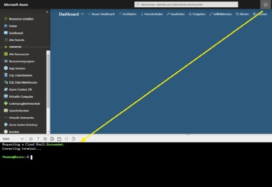 Azure Cloud Shell: Die Cloud per PowerShell verwalten