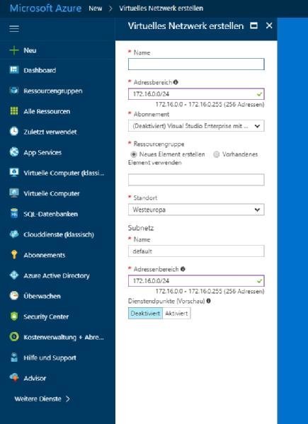 Virtuelle Netzwerke können Cloud-Ressourcen mit lokalen Rechenzentren verbinden.