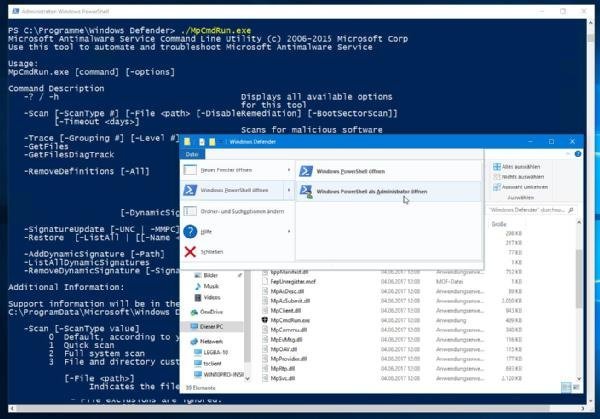 Удалить windows defender powershell