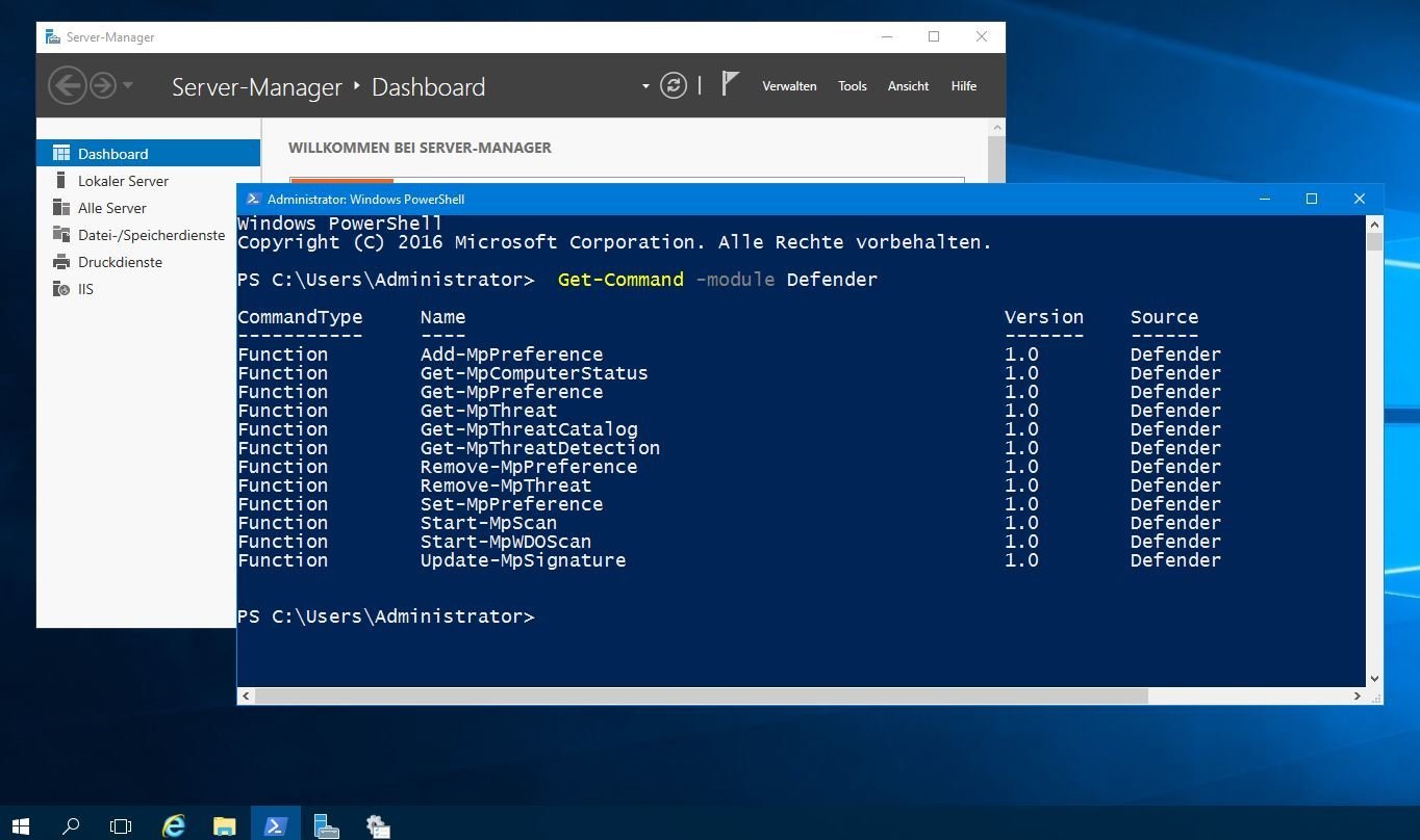 Sicherheit per PowerShell Windows Defender verwalten und steuern Computer Weekly