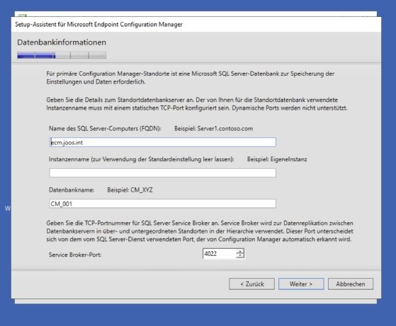 SQL-Server an ECM anbinden