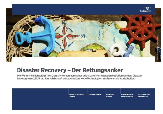 Kostenloses E-Handbook: Rettungsanker Disaster Recovery
