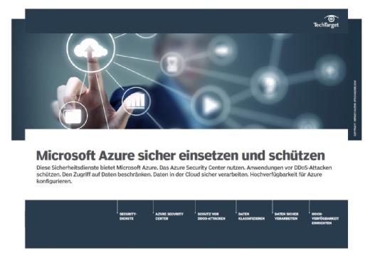 Kostenloses E-Handbook: Azure sicher einsetzen und schützen