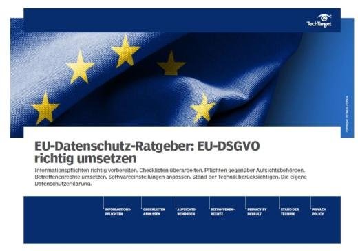 Kostenloses E-Handbook: EU-Datenschutz-Grundverordnung richtig umsetzen