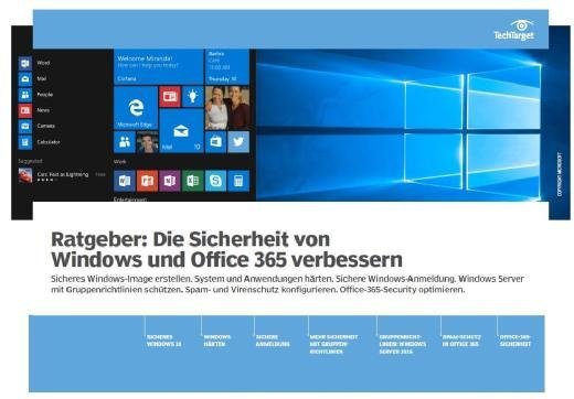 Kostenloses E-Handbook: Die Sicherheit von Windows und Office 365 verbessern