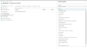 Abbildung 3: Mit Konfigurationsprofilen können Admins Einstellungen über mehrere Geräte hinweg durchsetzen.