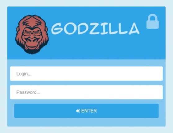 Die Webansicht des im Darkent feil gebotenen Godzilla Loaders.