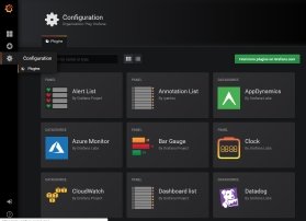 Abbildung 2: Grafana können Sie auch in der kostenlosen Version mit Plug-ins erweitern.