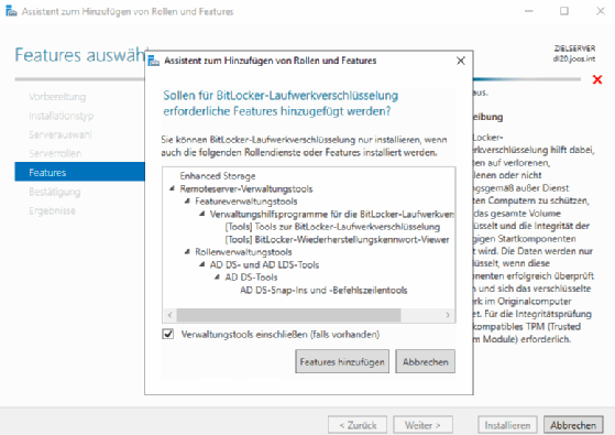 Bitlocker für virtuelle Maschinen in Hyper-V nutzen.