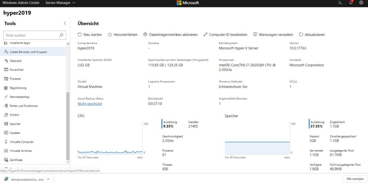 Erste Schritte mit dem kostenlosen HyperV Server 2019 Computer Weekly
