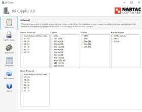 Abbildung 3: Das Tool IIS Crypto kann Administratoren bei der Absicherung des IIS unterstützten.
