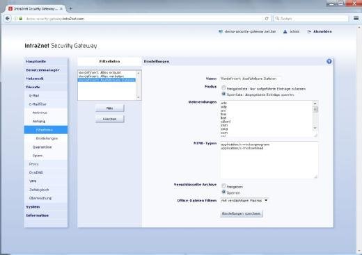 Intra2net Security Gateway