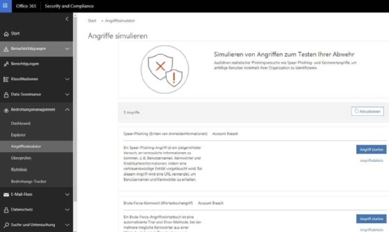 Mit Spear-Phishing-Attacken können Angreifer Anmeldedaten stehlen. Microsoft unterstützt Unternehmen mit dem Attack Simulator in Office 365.