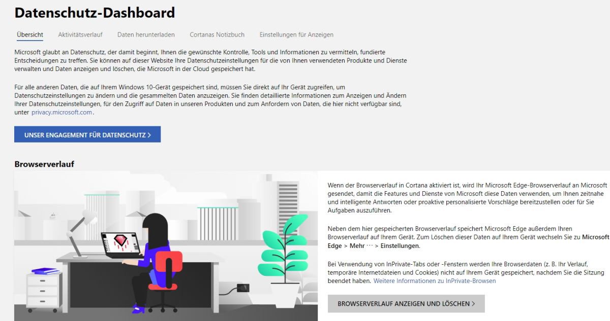 Microsoft Privacy Dashboard: Datenschutz im Griff behalten | Computer ...