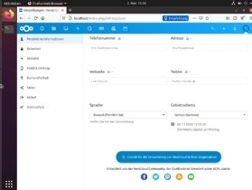 Abbildung 4: Nextcloud für die eigenen Anforderungen anpassen.