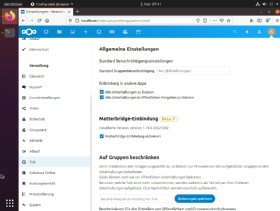Abbildung 5: Mit Matterbridge lassen sich externe Dienste an Nextcloud anbinden.