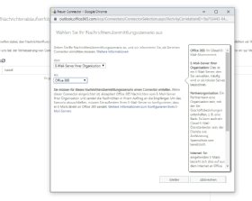 Abbildung 8: Steuern der Connectors in Office 365.