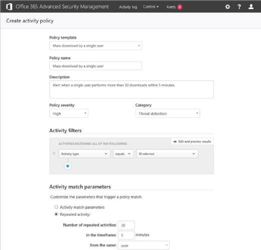 Office 365 Advanced Security Management