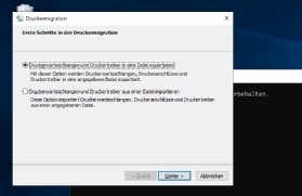 Windows-Druckserver mit nativen Tools migrieren und sichern