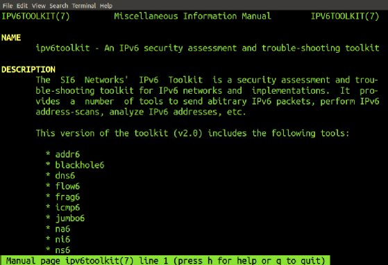 Was befindet sich innerhalb des IPv6 Toolkits.