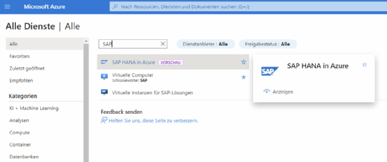 SAP und Azure AI Services