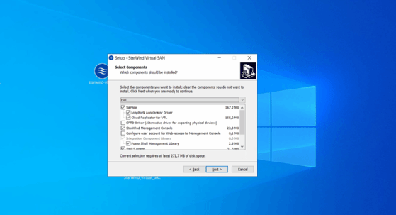 Abbildung 1: Installieren von StarWind Free Virtual SAN auf einem Windows-Computer