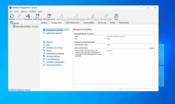 Abbildung 2: Verwalten der Storage-Knoten in StarWind Virtual SAN