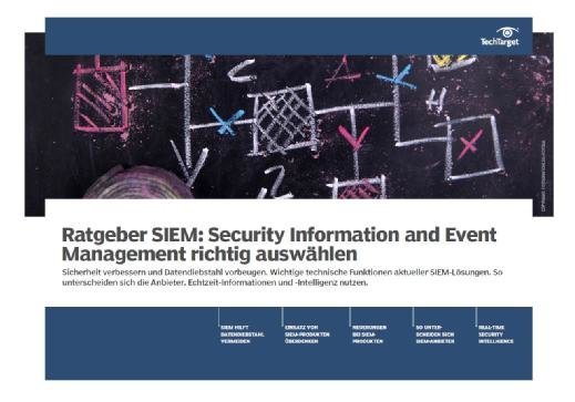 Kostenloses E-Handbook: SIEM richtig auswählen