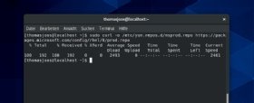 Abbildung 1: Zur Installation von SQL Server 2019 auf CentOS oder RHEL 8 wird zunächst die Konfigurationsdatei heruntergeladen.