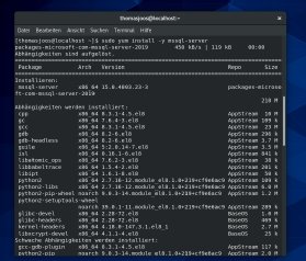 Abbildung 2: Nach dem Download der Konfigurationsdatei erfolgt die Installation auf dem Server.