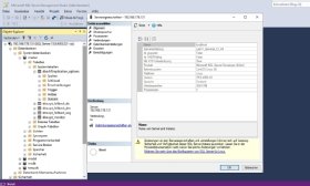 Abbildung 8: Erfolgreiche Verbindung mit dem SQL Server Management Studio mit SQL Server 2019 auf CentOS 8.