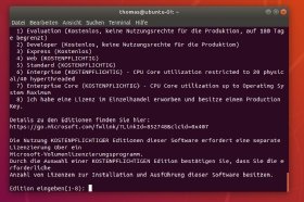 Abbildung 2: SQL Server 2019 unter Linux einrichten.
