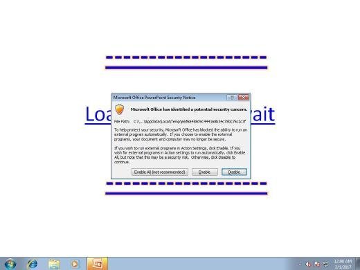 Malware in PowerPoint-Datei nutzt Mouseover-Effekt