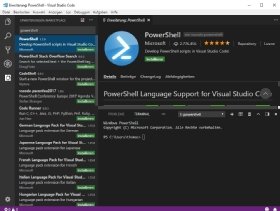 Abbildung 4: PowerShell-Skripte mit Visual Studio Code entwickeln.