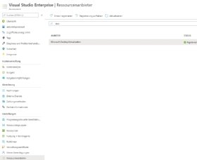 Abbildung 1: Am grünen Haken erkennen Sie, dass der Dienst registriert ist.