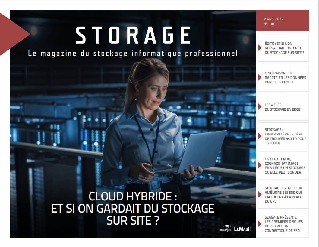 Storage 30 – Cloud hybride : et si on gardait du stockage sur site ?