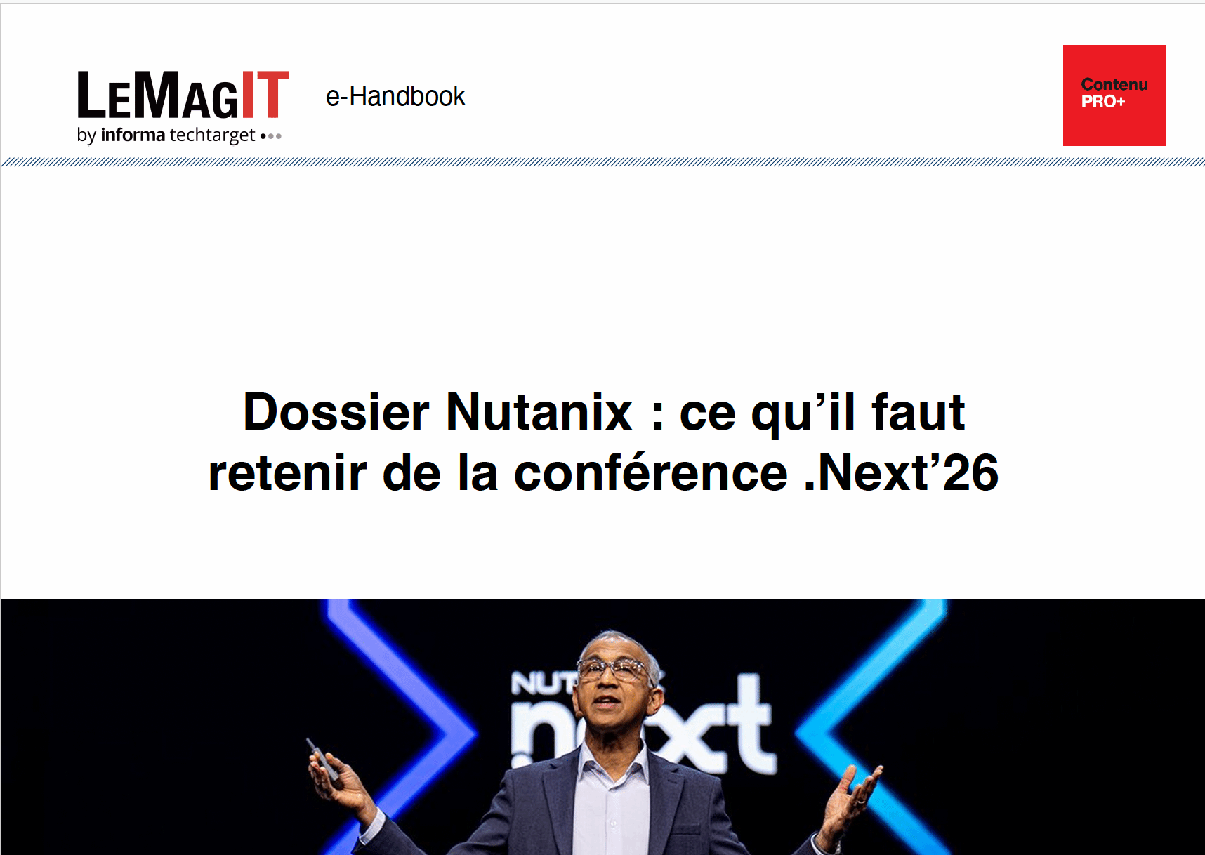 Dossier Nutanix : ce qu’il faut retenir de la conférence .Next’26