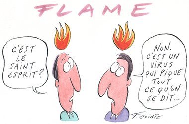 Dessin: Le dessin de François Cointe - Flame