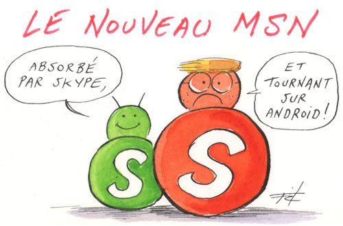 Dessin: Le dessin de François Cointe: de MSN à Skype