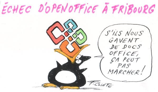 Dessin: Le dessin de François Cointe - OpenOffice à Fribourg