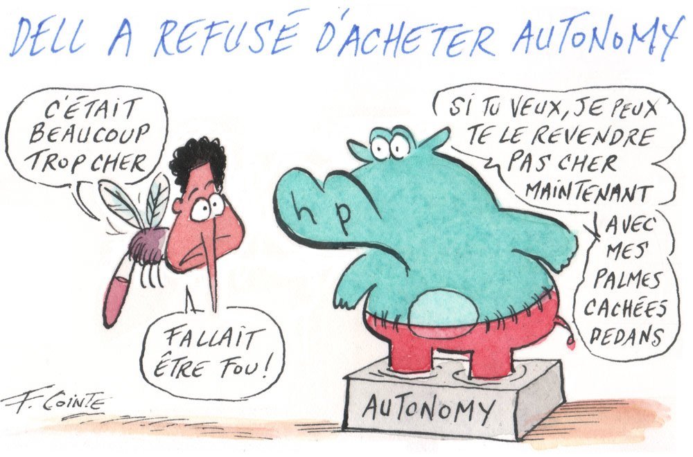 Dessin: Le dessin de François Cointe - Autonomy & Dell