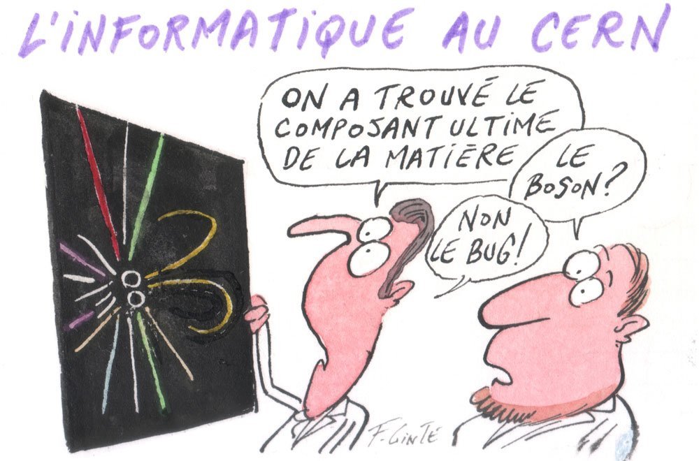 Dessin: Le dessin de François Cointe : Coverity au CERN