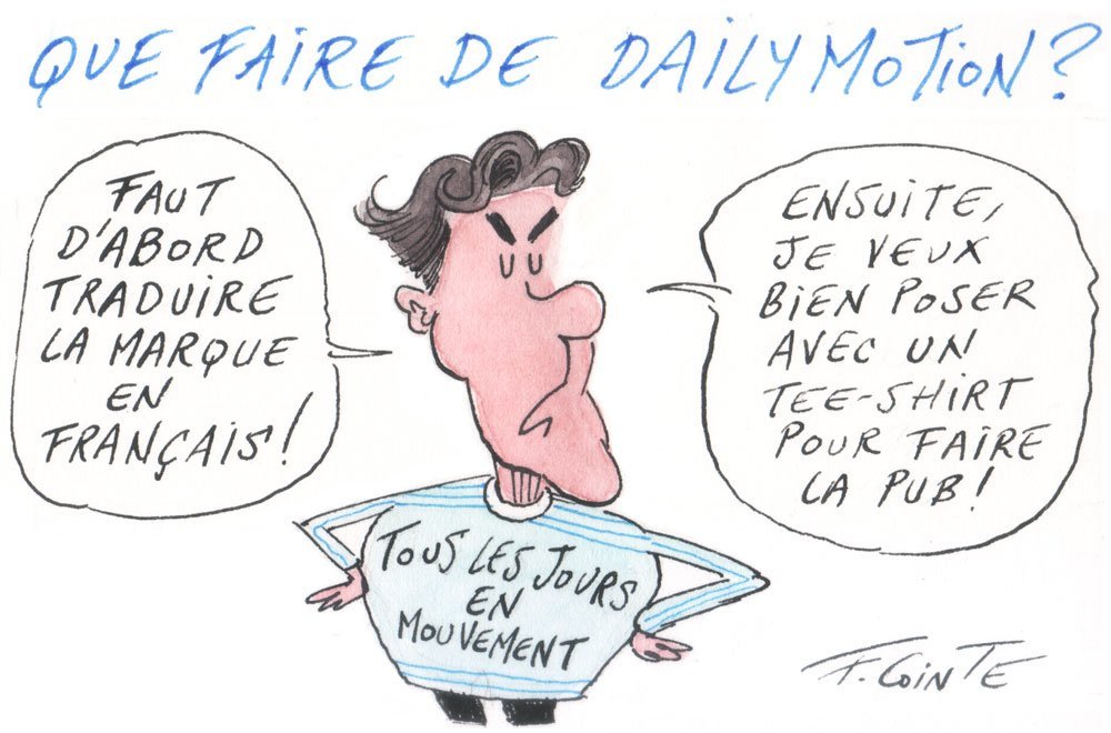 Dessin: Le dessin de François Cointe - Montebourg et Dailymotion