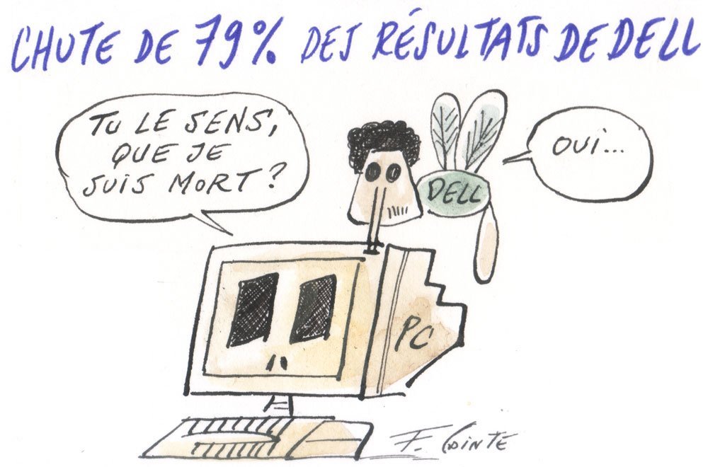 Dessin: Le dessin de François Cointe - Les résultats de Dell 