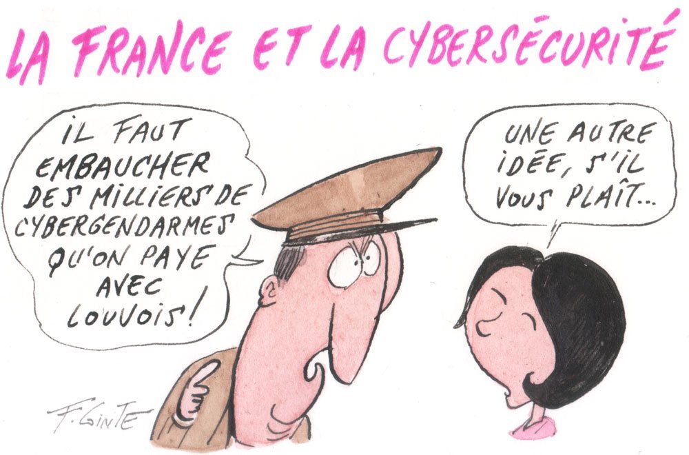 Dessin: Le dessin de François Cointe - Cybersécurité en France