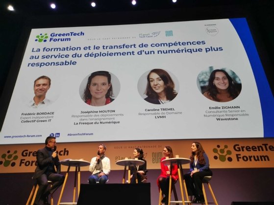 Photo de la Table Ronde lors du GreenTech Forum